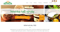 Desktop Screenshot of benkor.cz